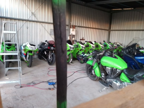 Sneak look into limey cave