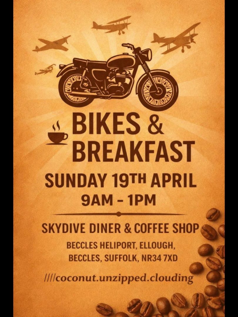 Ride to Beccles Heliport