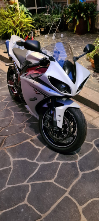 Enjoying the new ride.