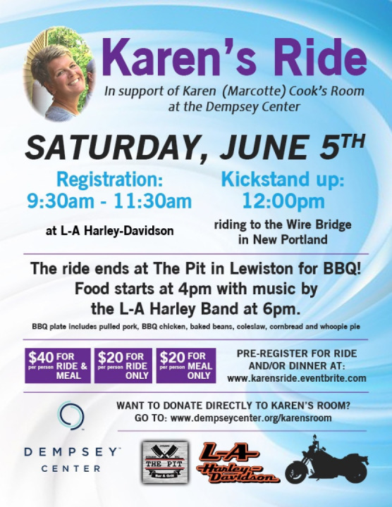 Karen’s Ride for the Dempsey Center
