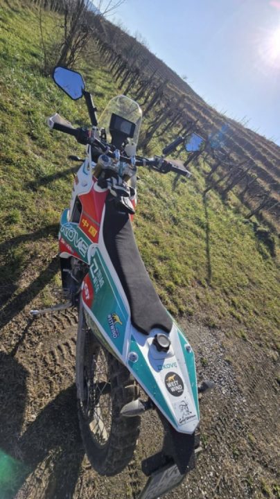 Cool machine, this is pleasure per cubic meterKOVE 450 RALLY