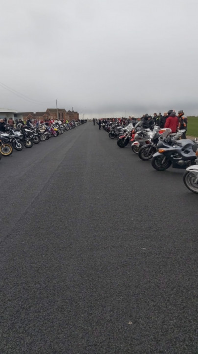 Brilliant day cold and wet but fantastic turn out and good ride ?wirral toy run 2021 ?