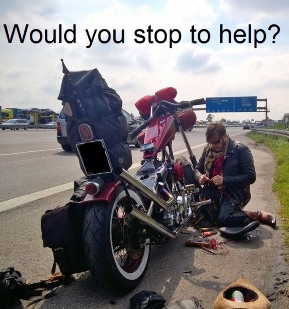 Would you stop to help?