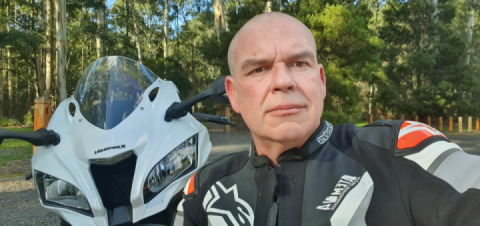 My Mistress and I enjoying the winter sun