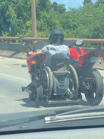 Motorcyclist from Hawaii