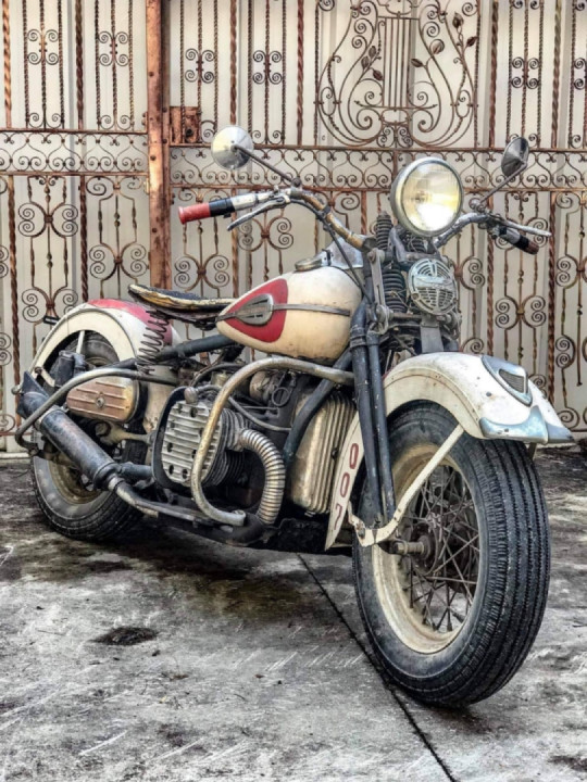 007 - The Harley-Davidson XA was designed for the North African Desert Front during WWII