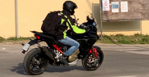 Ducati Multistrada V4 Pikes Peak Spotted On Test