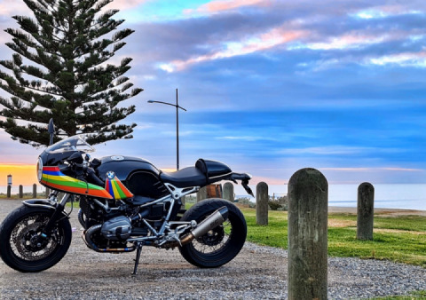Ride to the Werribee beach.