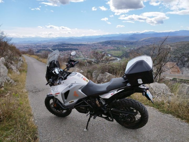 Somewhere above the city 😉