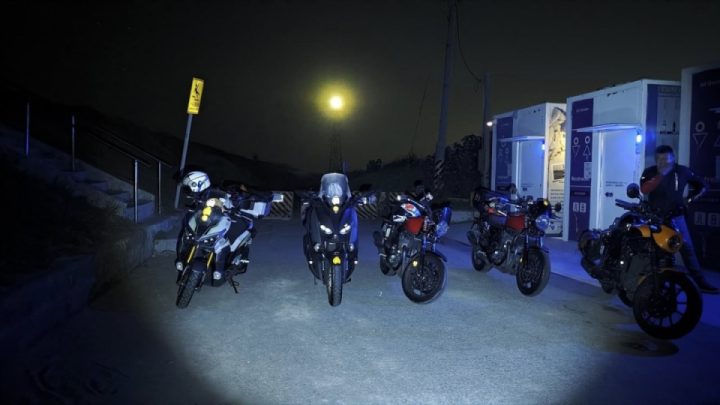 Bringing the national flag out for photos