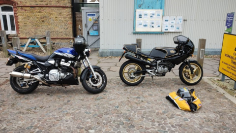 Met up with my old friend today for a ride to coffee, lunch and a catch up....