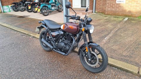 A different bike today. On this while my meteor 350,