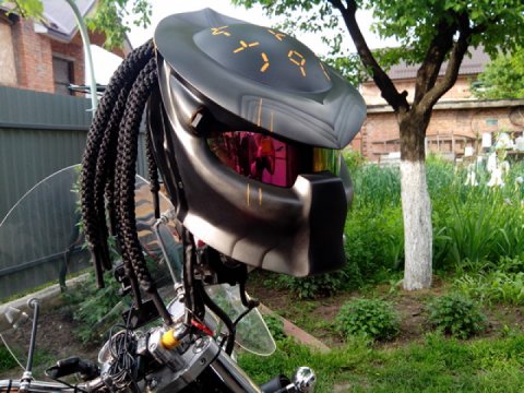 Helmet “Predator”, made with my own hands