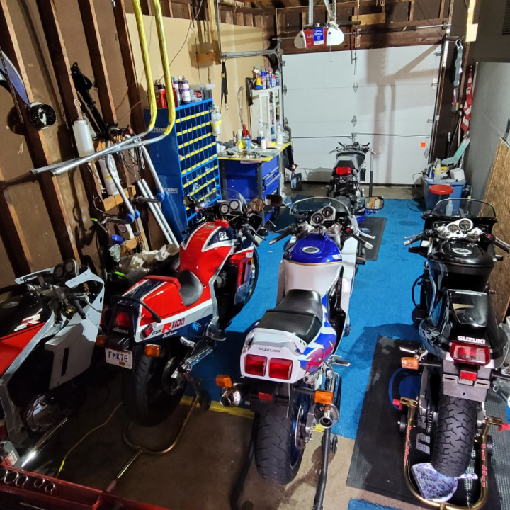 These are a few of my oil cooled bikes