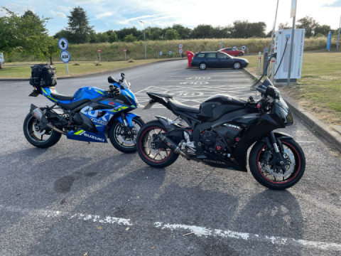 On a quick stop to refuel and expand the leathers ?