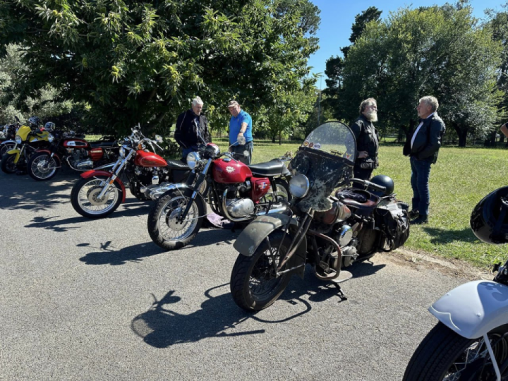 Great weather for a short outing to make sure the bikes are ready for the rally.
