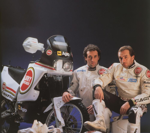 31 years later. From Cagiva Elefant to Ducati DesertX with Termignoni exhaust system