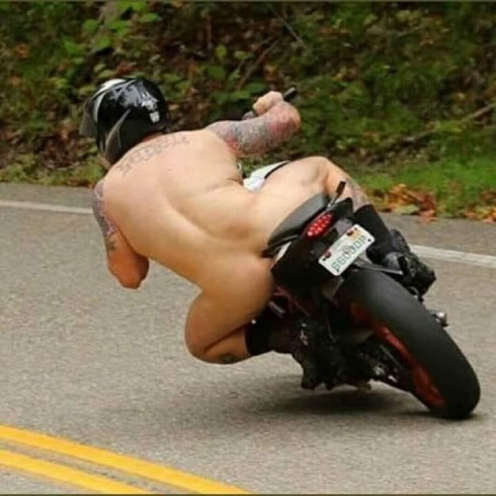 Ride the Dragon they said it’ll be fun they said but nobody said anything about the naked bikers lol