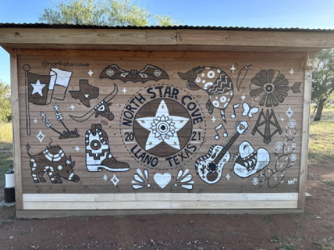 Camping in Llano, TX back in October