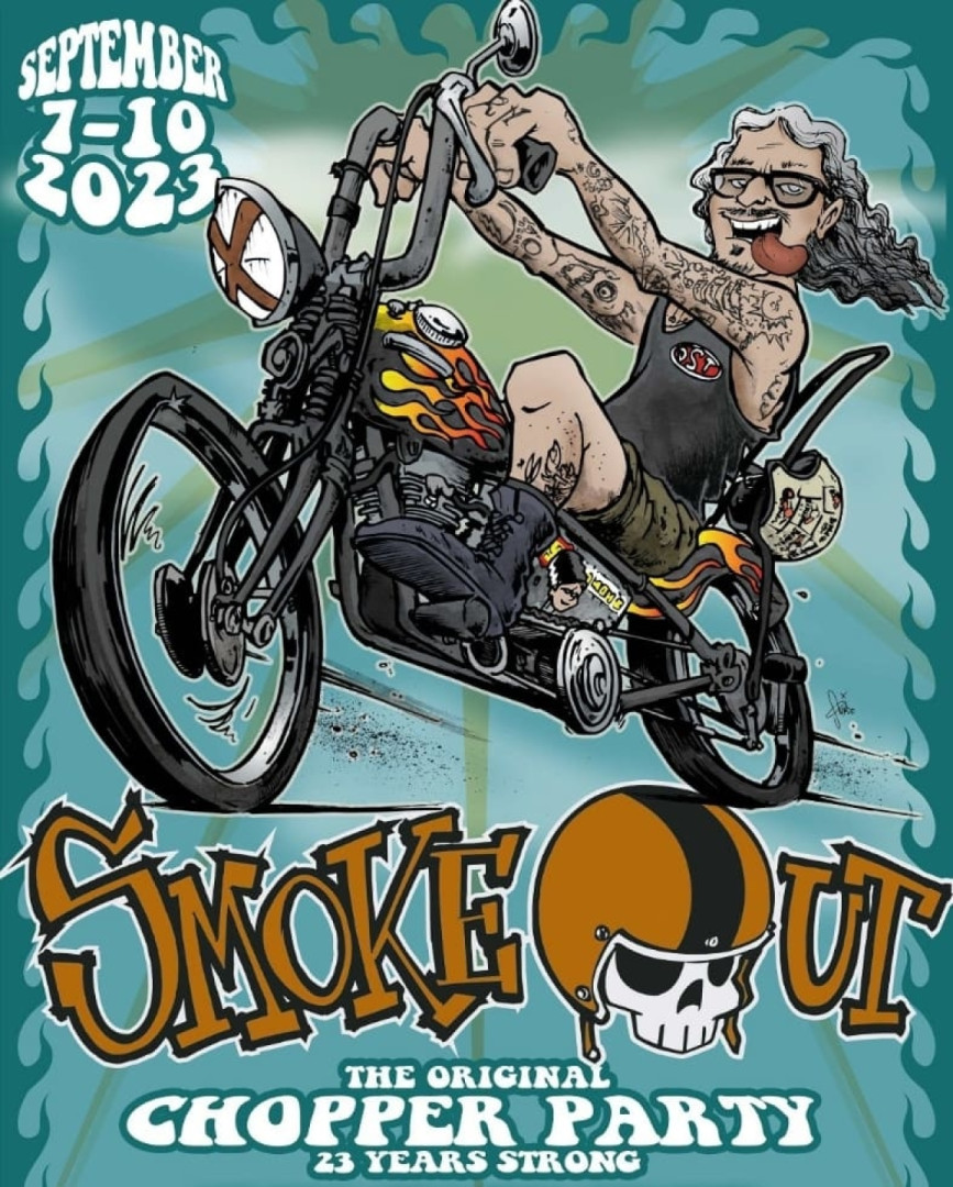 The Smokeout Rally Sep 7-10 2023 at the Rowan County Fairgrounds in Salisbury, NC.