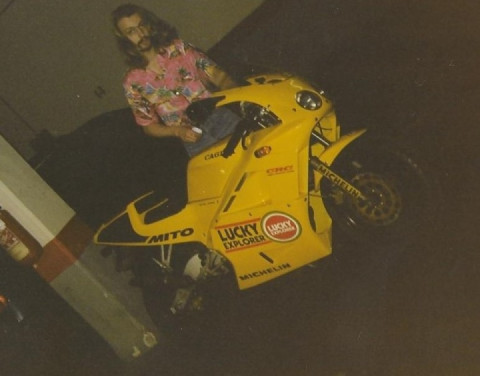 Cagiva Mito Lucky Explorer, modificata. 06/1997. ( Avevo 24 anni ).