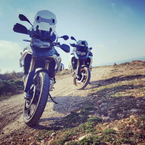 A nice morning ride with a fellow rider