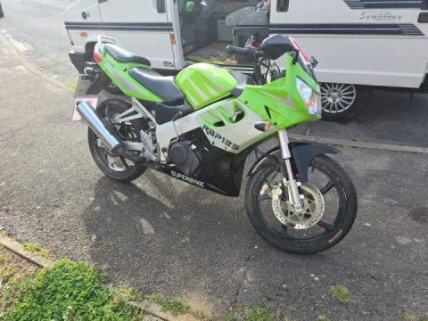 Well thats son's bike back together with rebuilt front mudgaurd,