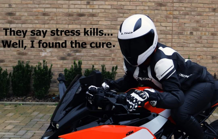 Stress Free when I ride ...