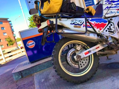 Two days out on the trails in Sweden last week 