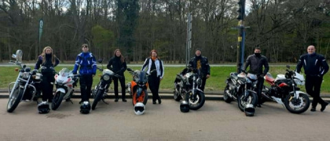 Great time with the bikers today ?