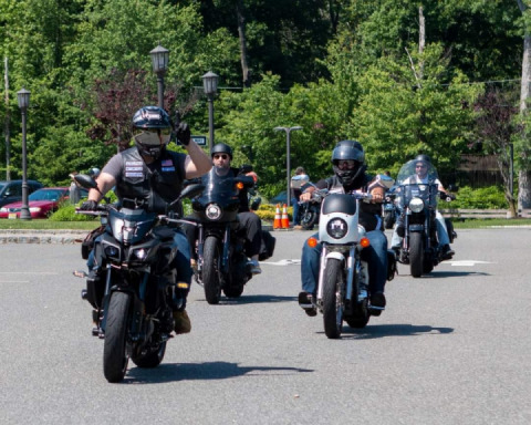 Greek Orthodox Motorcycle Blessing, Riding with my brother's