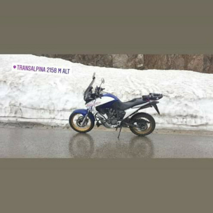 My first motorcycle Honda Transalp 700XL 08.06.2018 Transalpina 2158m Alt ❄ Romania  Memories