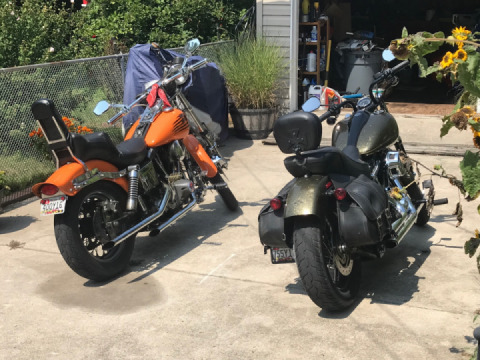 Hard to ride both, but I manage ? lol Now all I need is 5 more to round out the week