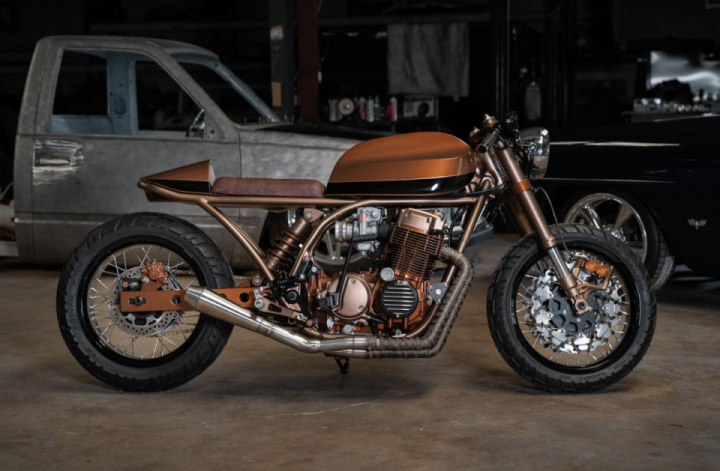In For a Penny: The Hot Rod Shop Honda CB750 cafe racer