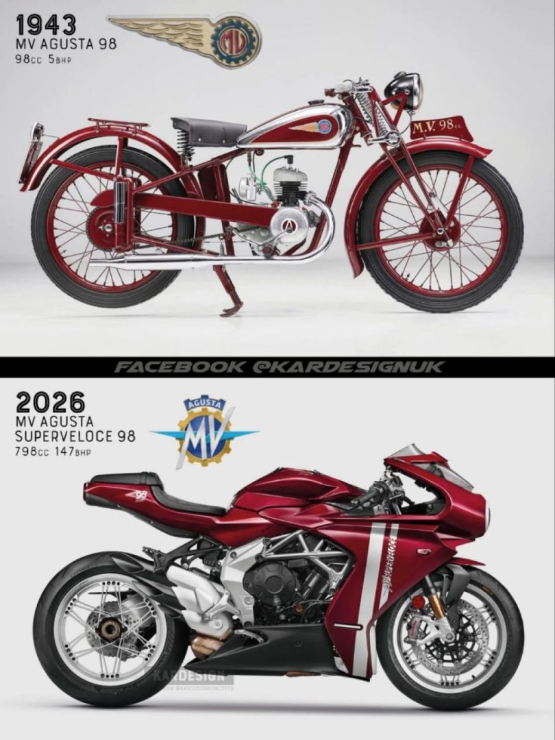 From the first MV Agusta to the latest tribute MV Agusta