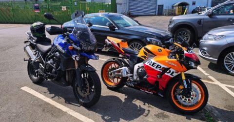 A very long but spectacular day on the bikes