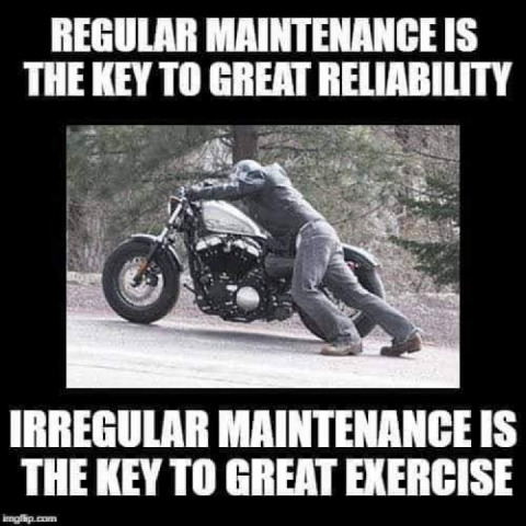 Just like body maintenance ?