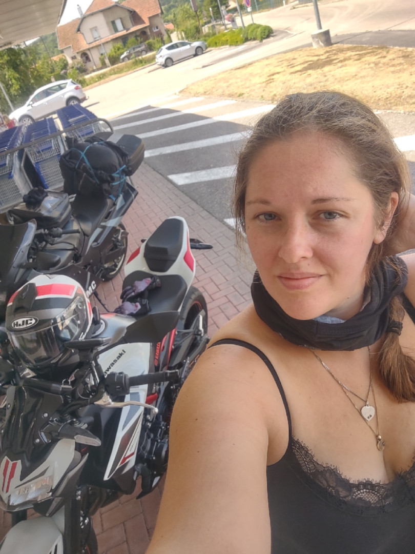 La Mouche Motorcycle camping