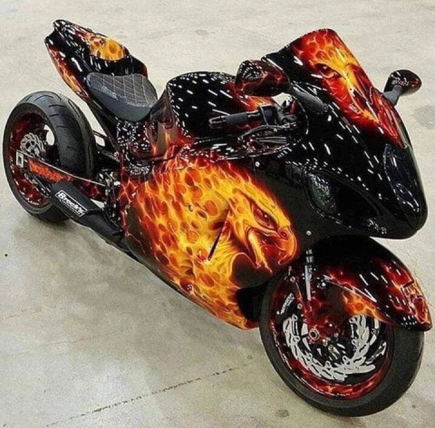 Suzuki Hayabusa. Looks cool?