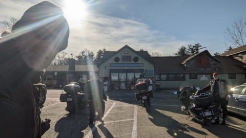 Nice day to try a new place in Jaffrey. Great spot and great food from another mom and pop shop.