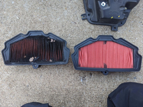 33,000 mile air filter change...