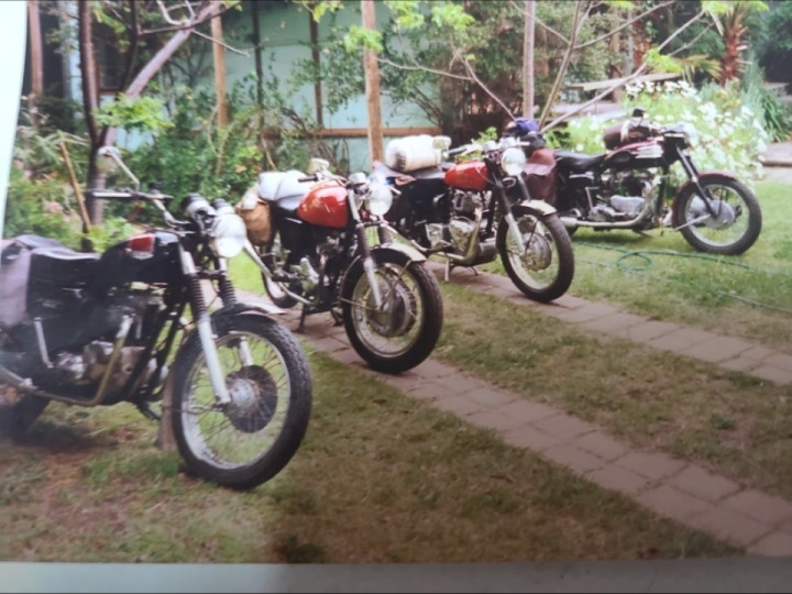 Found an old picture of my dad's bikes