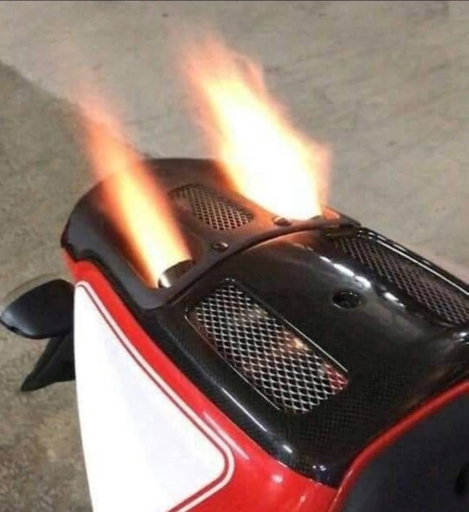 Sometimes you look at the exhaust and just think, how did someone even build this