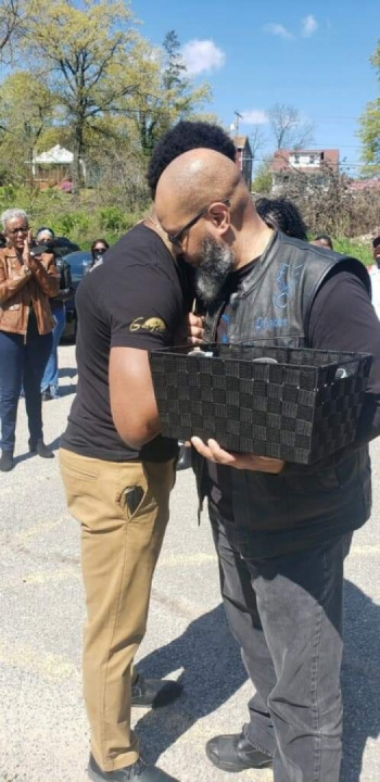 We had a pretty good turn out for EliteEdge MC Bike Blessing