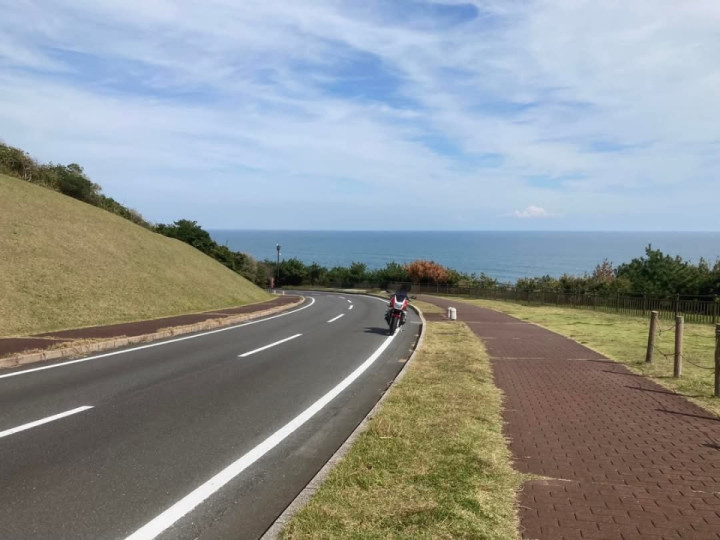 I went to Kashimanada Seaside Park (Otake Beach) in Ibaraki Prefecture,