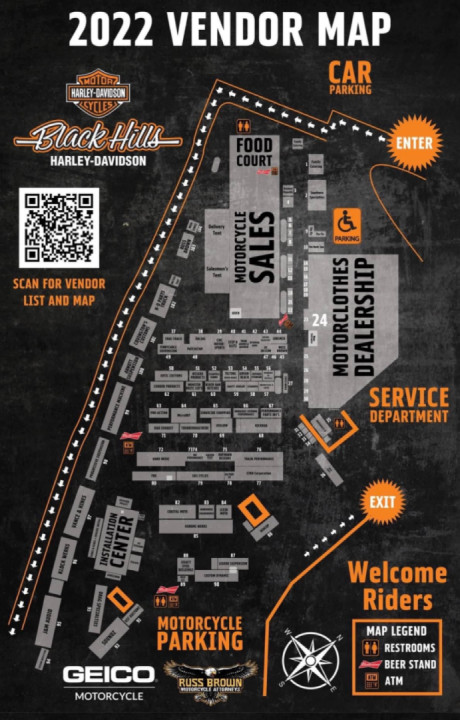 Rapid City Black Hills Harley Davidson Vendor Park?