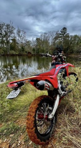 The Red Clay Stray got to play!The rain didn’t ruin my day. Got to help my Nieghbor too.