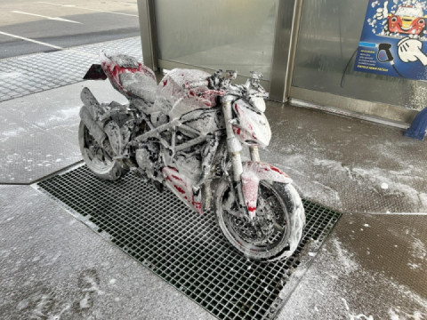 Had to shower after the rains?