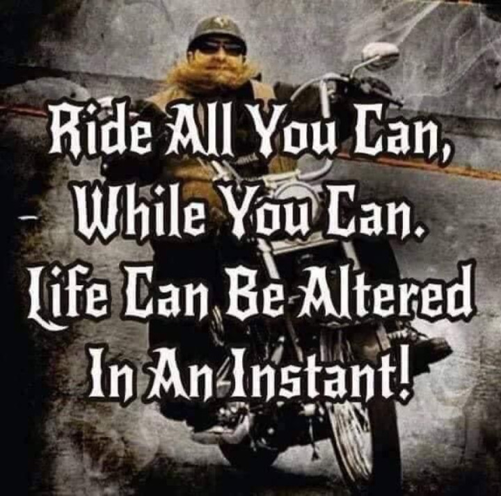 Ride heard life it to short