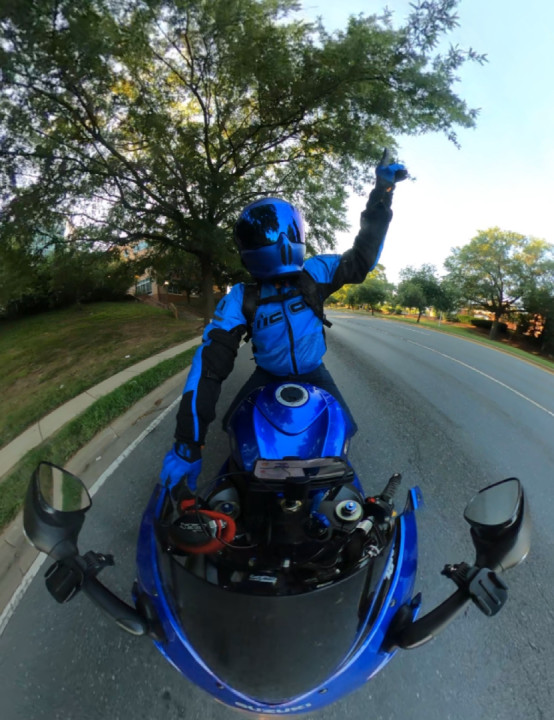 Raise your hand if you're out Riding ☝️? !